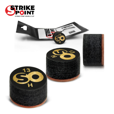 Наклейка для кия 13мм STRIKE POINT World CUP H, с фиброй